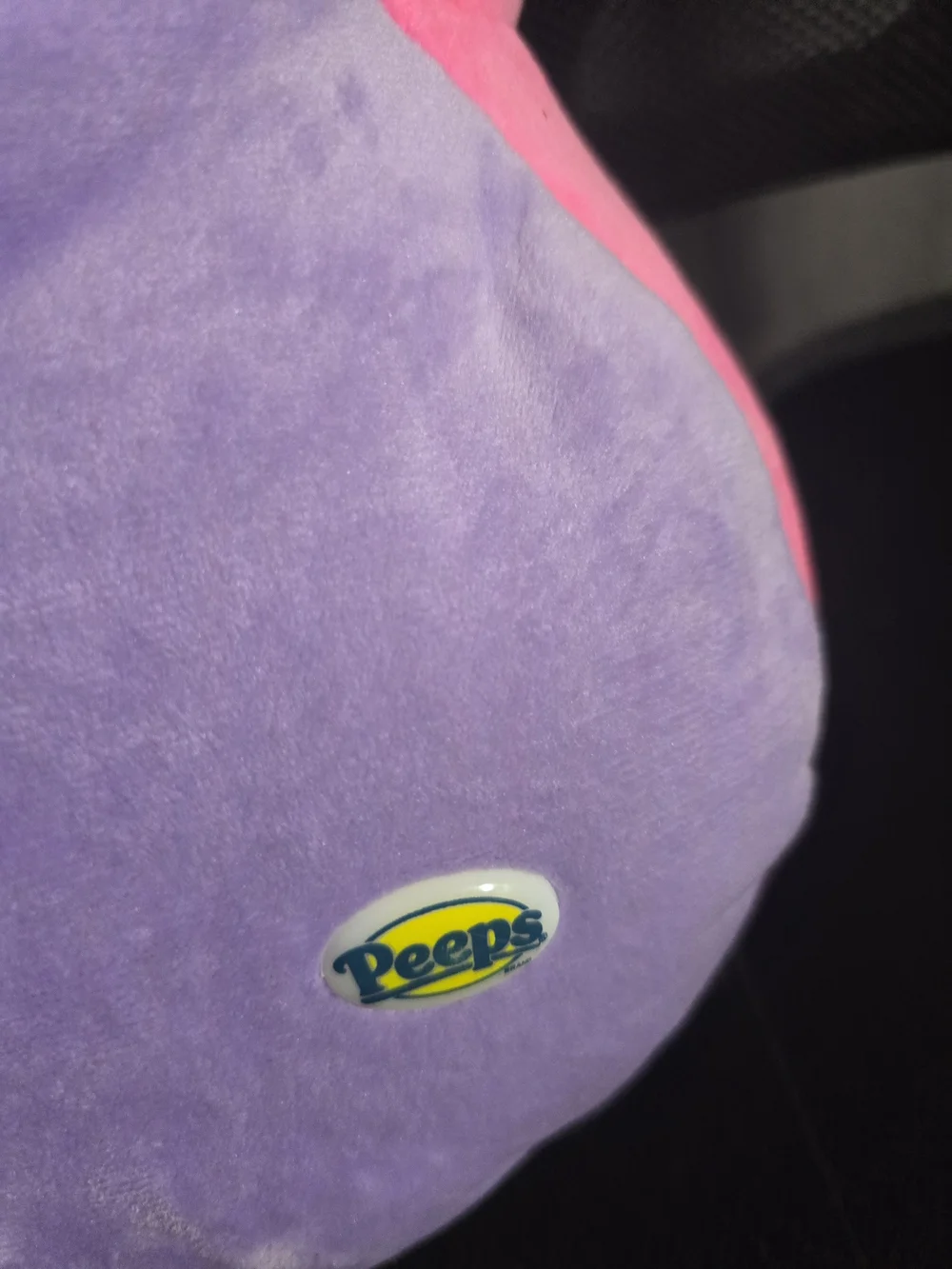 Peeps Color Block Bunny Plush Pillow
